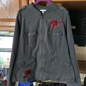 4/$20 Maurice’s 2X gray jacket